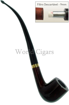 CACHIMBO BB CHURCHWARDEN ANEL DOURADO 30CM