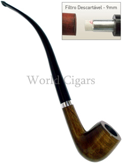 CACHIMBO BB CHURCHWARDEN ANEL PRATEADO 30CM