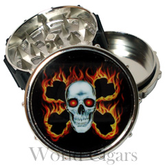 TRITURADOR EM METAL DRUM SET CAVEIRA