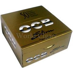 Papel P/Cigarro OCB King Size Slim Gold Cx C/50