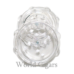 Triturador de Fumo Acrílico Pequeno - Transparente