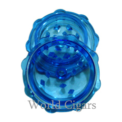 Triturador de Fumo Acrílico Pequeno - Azul