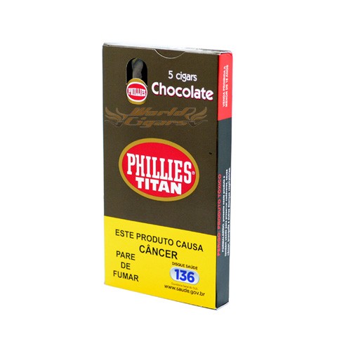 Charuto Phillies Titan Chocolate Petaca c/05