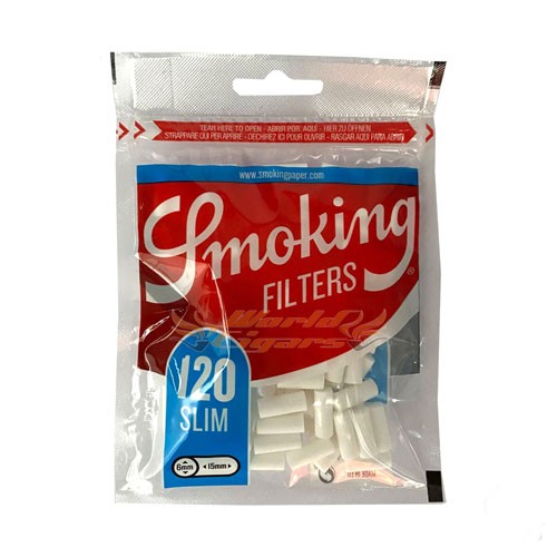 FILTRO P/CIGARRO SMOKING SLIM CLASSIC PACOTE C/120 UN.