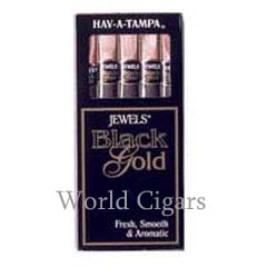 CIGARRILHA HAV-A-TAMPA JEWELS BLACK GOLD CX C/5