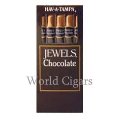 CIGARRILHA HAV-A-TAMPA JEWELS CHOCOLATE CX C/5