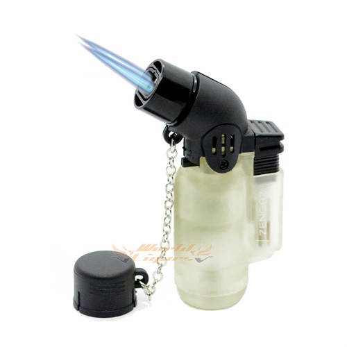 Isqueiro Ma�arico 2 Chamas Zengaz ZL-17 - Transparente