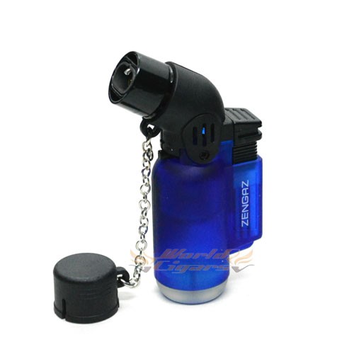 Isqueiro Ma�arico 2 Chamas Zengaz ZL-17 - Azul