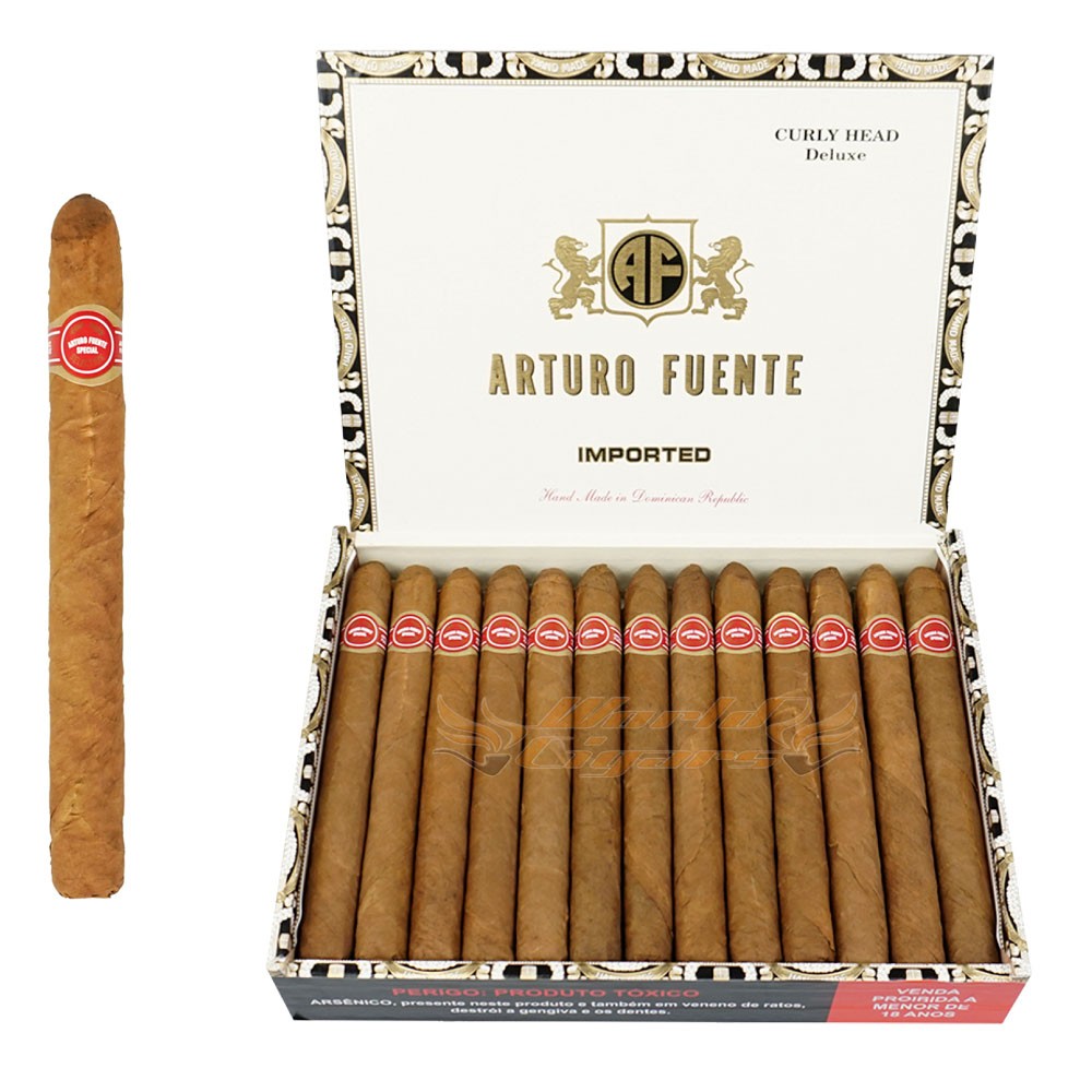 Arturo Fuente Curly Head DeLuxe - Caixa C/25 | World Cigars