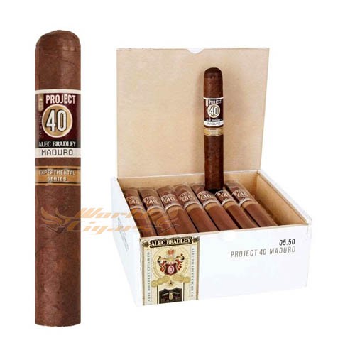 Alec Bradley Project 40 Robusto Maduro Caixa C/24