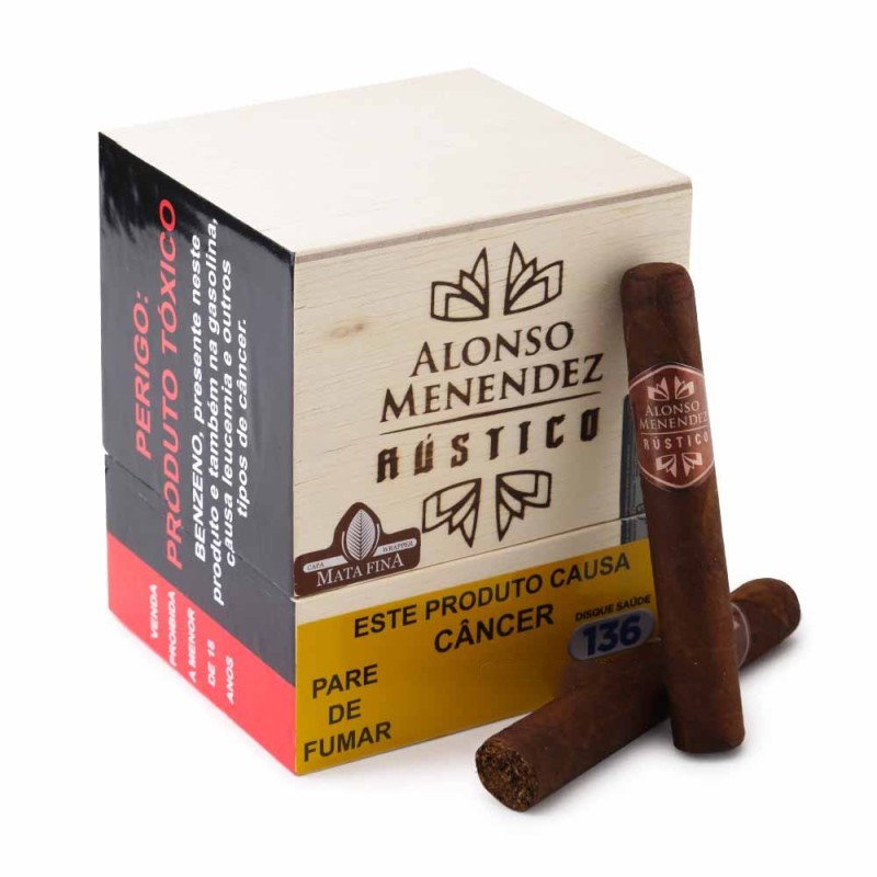 Alonso Menendez Robusto Rustico Mata Fina Cx C/25