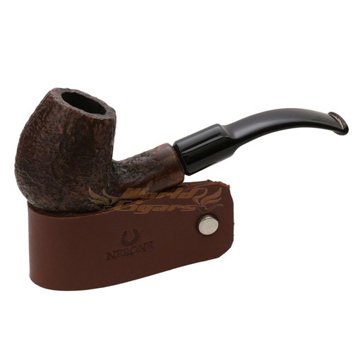Apoio Descanso p/ Cachimbo Nerone Couro - Marrom