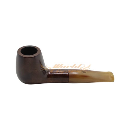 Cachimbo Elite Luxo Reto - Marrom Piteira Mesclada