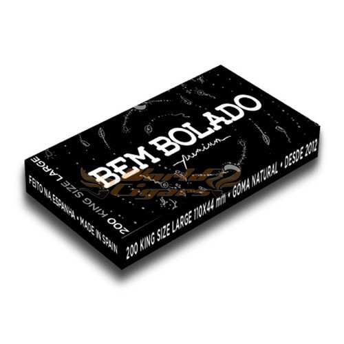 Papel P/Cigarro Bem Bolado Premium King Size Bloco C/200
