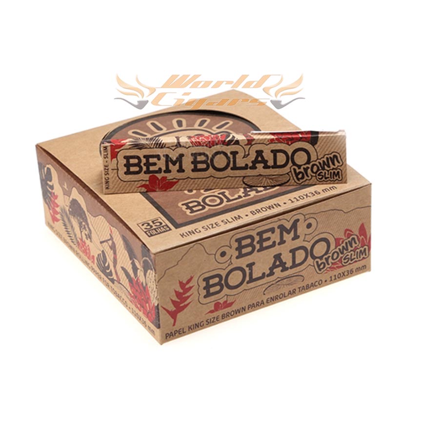 Papel P/Cigarro Bem Bolado Brown King Size Slim Cx C/50