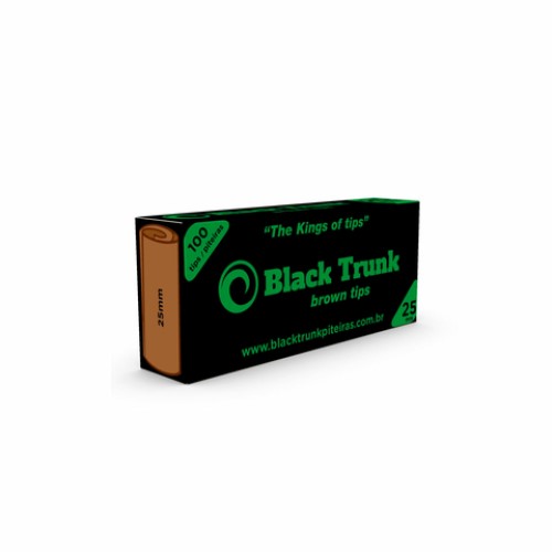 Piteira P/Cigarro Black Trunk Brown Tips Large