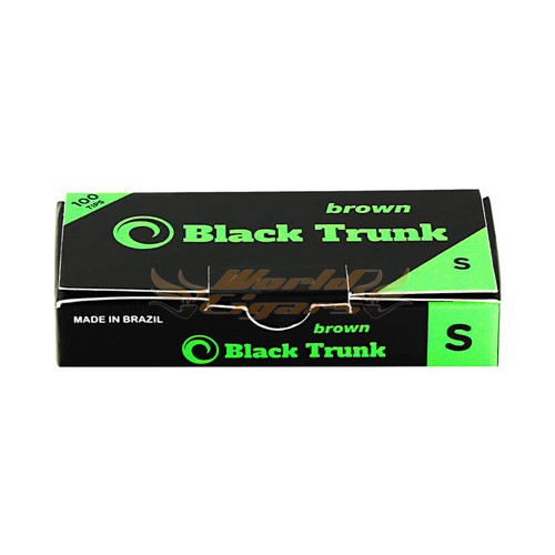 Piteira P/Cigarro Black Trunk Brown Tips Small
