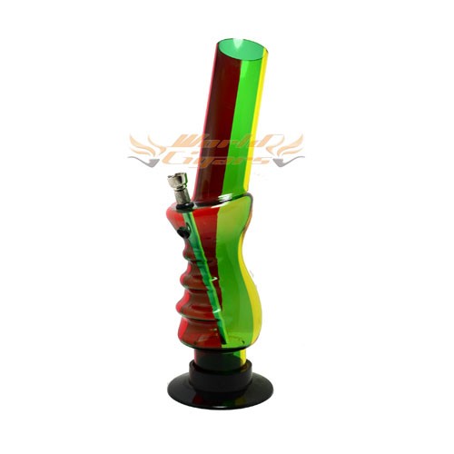 Bong de Acrílico Medio Rasta Grande Ref. Fab 07