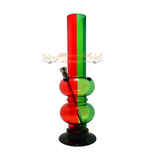 Bong de Acrílico Medio Rasta Grande Ref. Fab 05