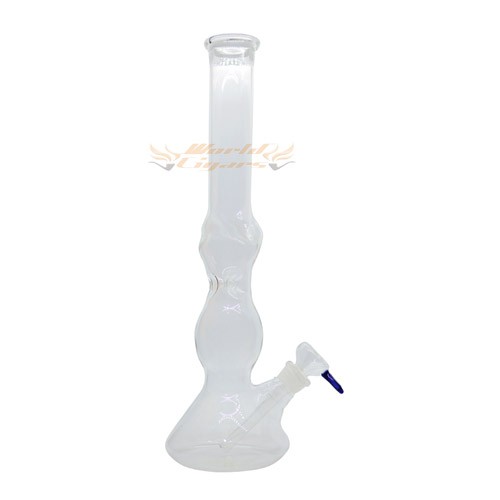 Bong de Vidro Grande Reto Ice Bowl Remov�vel 37cm