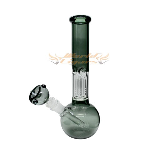 Bong de Vidro Medio Reto Percolator Bowl Removivel