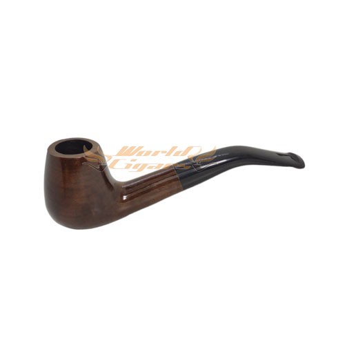 Cachimbo Elite II Curvo - Marrom Piteira Ebonite