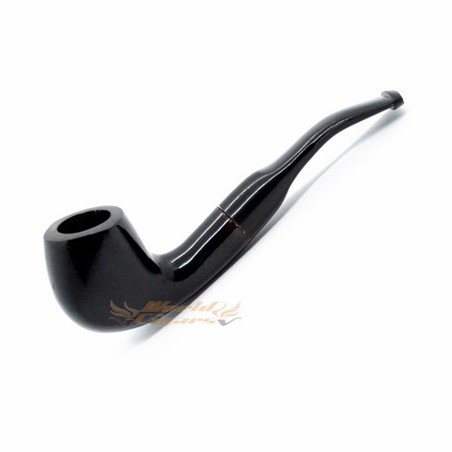 Cachimbo Elite II Curvo - Escuro Piteira Ebonite