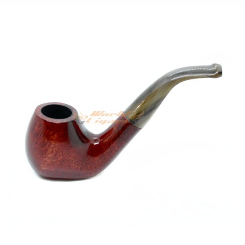Cachimbo Elite I Super Curvo Vermelho Piteira Escura