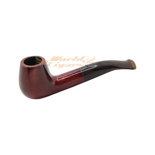 Cachimbo Elite Luxo Curvo - Vermelho Piteira Mesclada