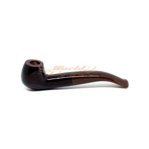 Cachimbo Elite Luxo Pequeno Curvo - Escuro Piteira Marrom