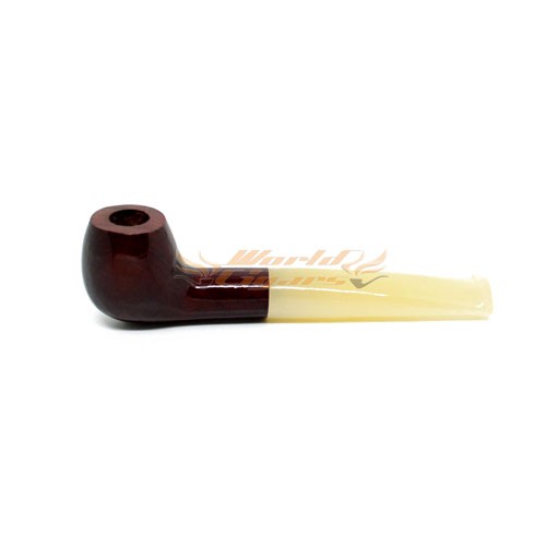 Cachimbo Elite Luxo Pequeno Reto - Escuro Piteira Clara