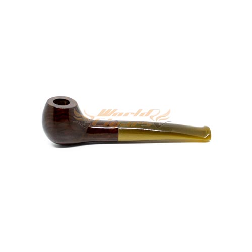 Cachimbo Elite Luxo Pequeno Reto - Marrom Piteira Marrom