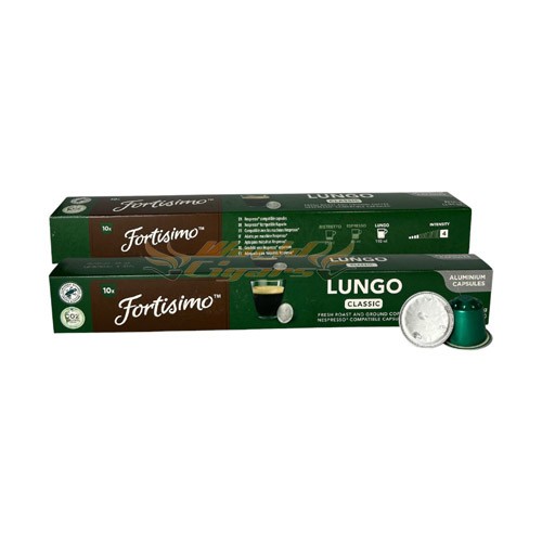 Caf� em Capsula de Alum�nio Fort�ssimo - Lungo Classic