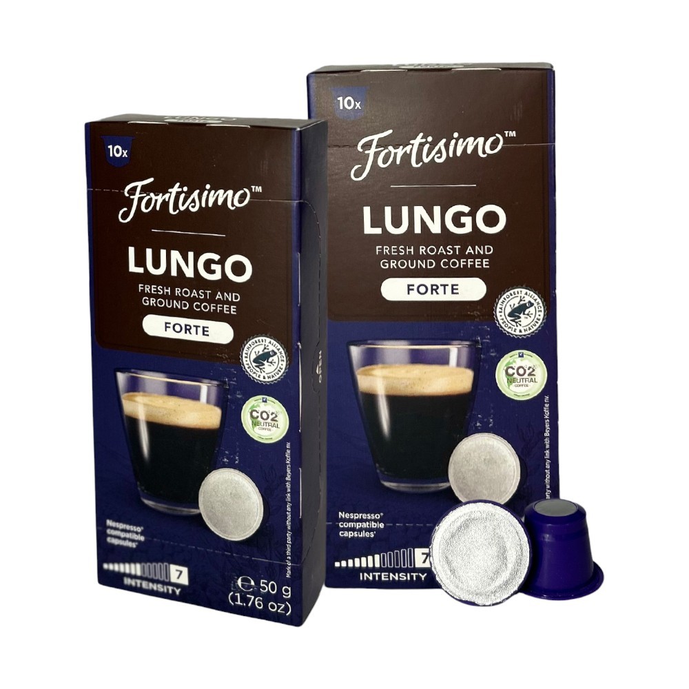 Caf� em Capsula de Pl�stico Fort�ssimo - Lungo Forte