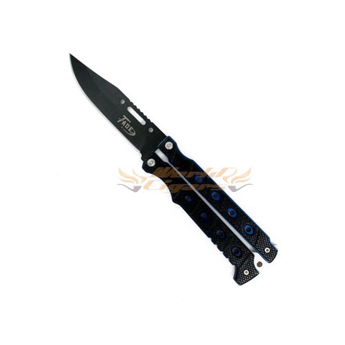 Canivete Taue Butterfly Preto e Azul