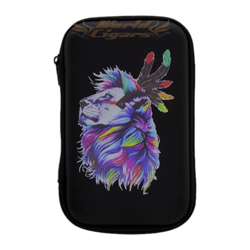 Case Porta Seda Grande Preto - Leão