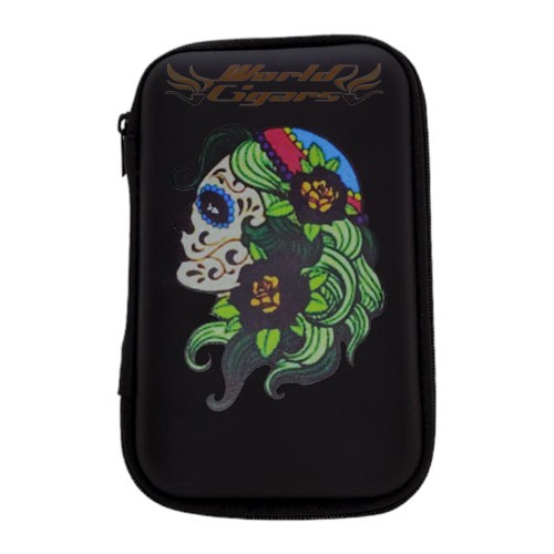 Case Porta Seda Grande Preto - Caveira
