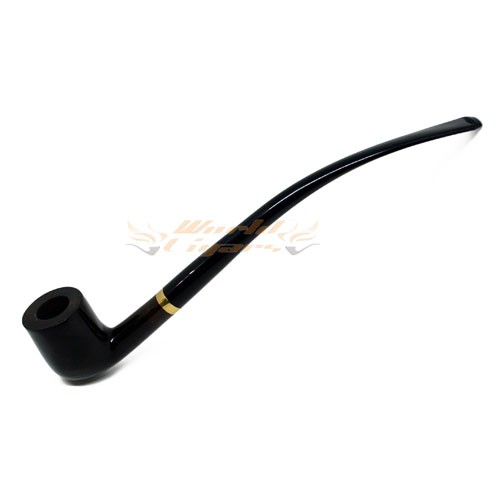 Cachimbo BB Churchwarden Escuro Anel Dourado 30 cm