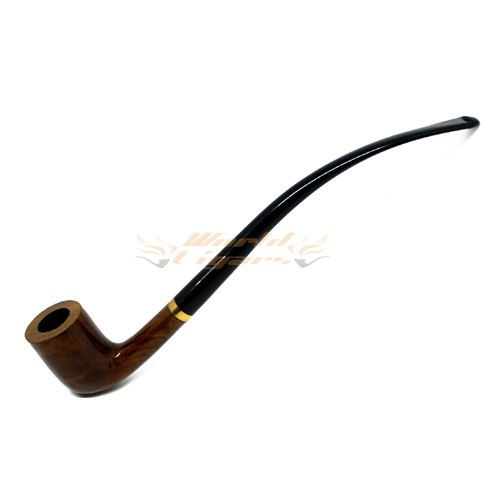 Cachimbo BB Churchwarden Claro Anel Dourado 30cm