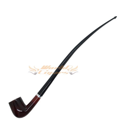 Cachimbo BB Churchwarden Escuro Anel Dourado 40 Cm