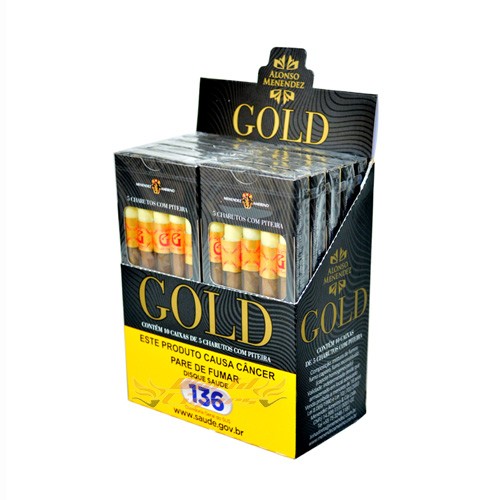 Alonso Menendez Gold Original C/Piteira Cx C/10X5