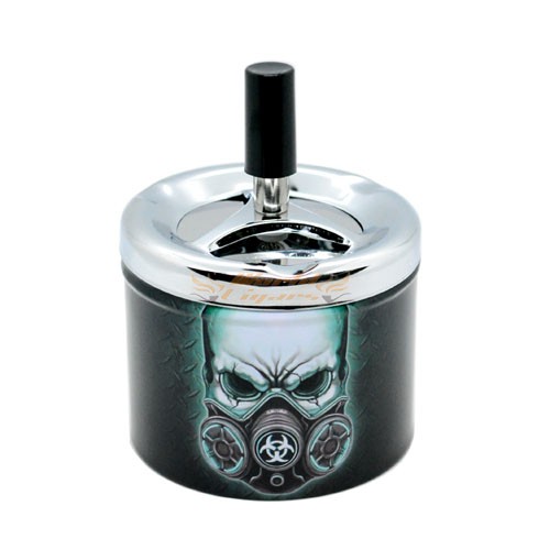 Cinzeiro Em Metal C/Tampa CL007 - Escolha o Modelo