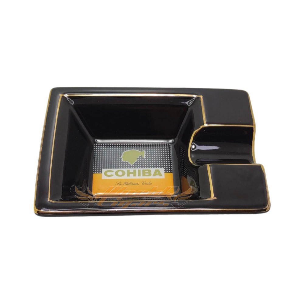 Cinzeiro P/Charutos em Porcelana Retangular - Cohiba - Escolha a