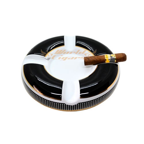 Cinzeiro P/Charutos Grande em Porcelana P/4 - Cohiba