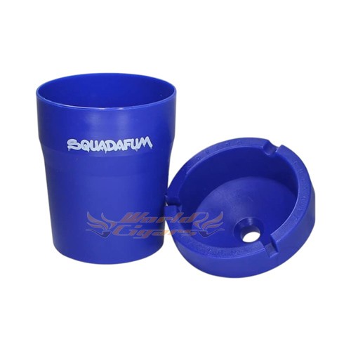 Cinzeiro Squadafum Turn Off - Azul