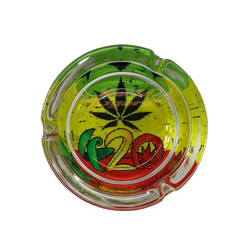 Cinzeiro de Vidro M�dio Redondo - Modelo 01