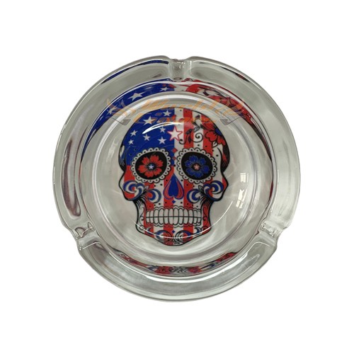 Cinzeiro de Vidro M�dio Redondo - Modelo 03