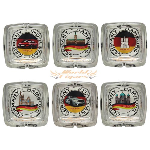 Cinzeiro de Vidro Quadrado Pequeno - Germany