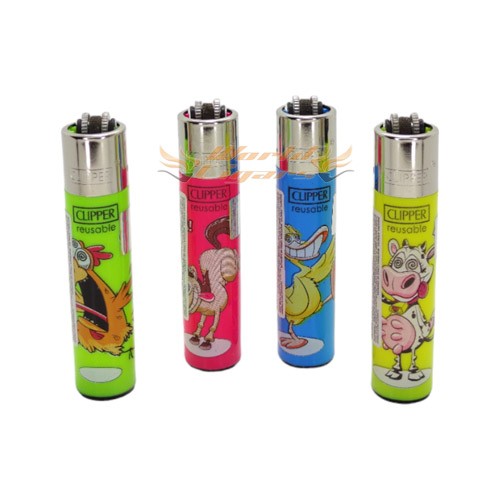 Isqueiro Clipper Grande Collection - Crazy Farm1