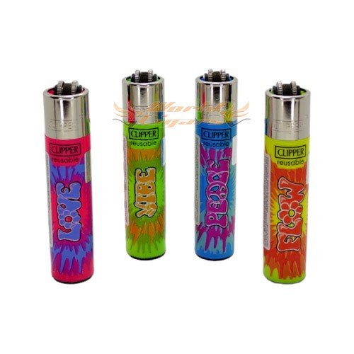 Isqueiro Clipper Grande Collection - New Tie Dye